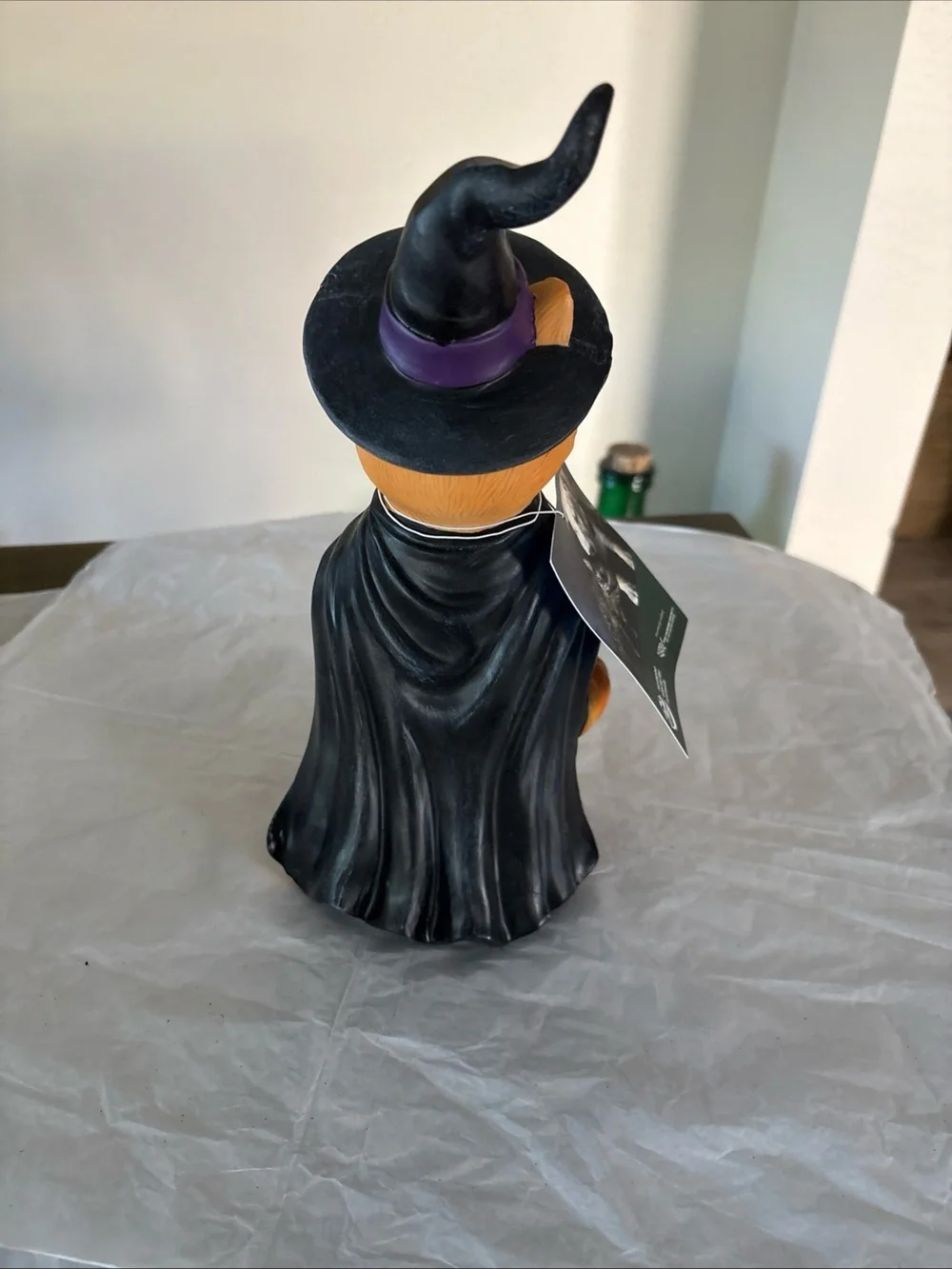 Humane World For Animals Halloween Cat Figurine W Witch Costume Seasonal Decor